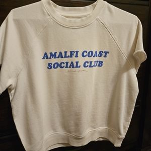 Large Short sleeve whitesweatshirt